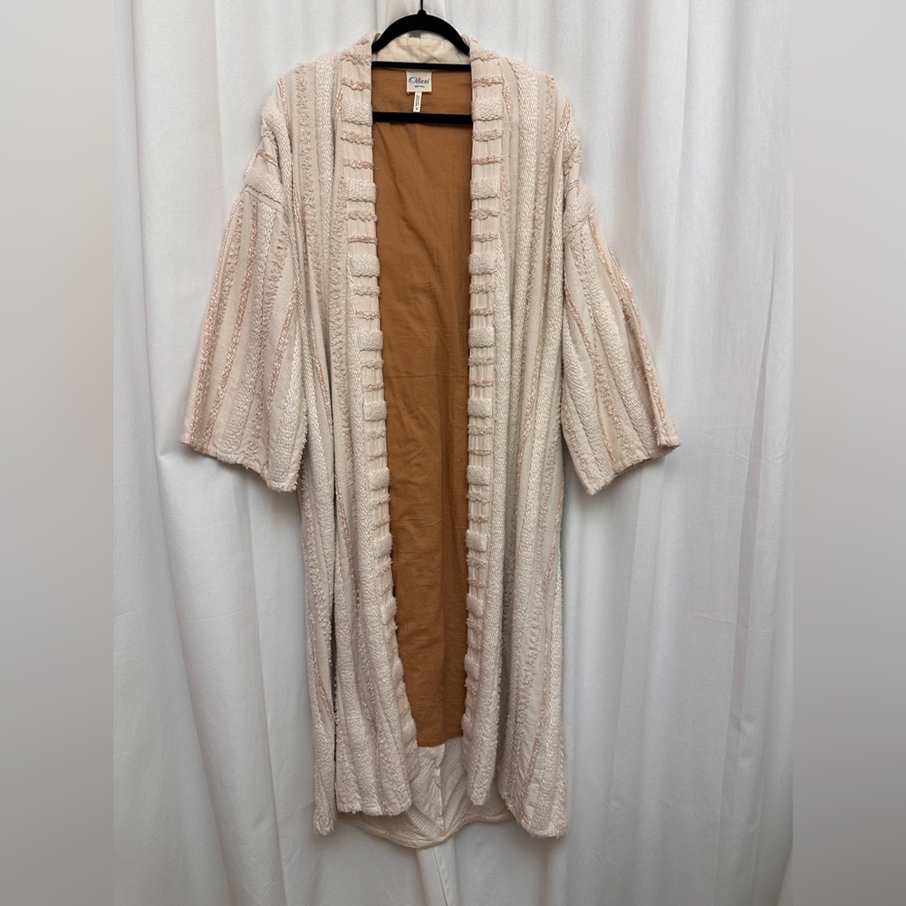 Cozy Cream Textured Women's Coat